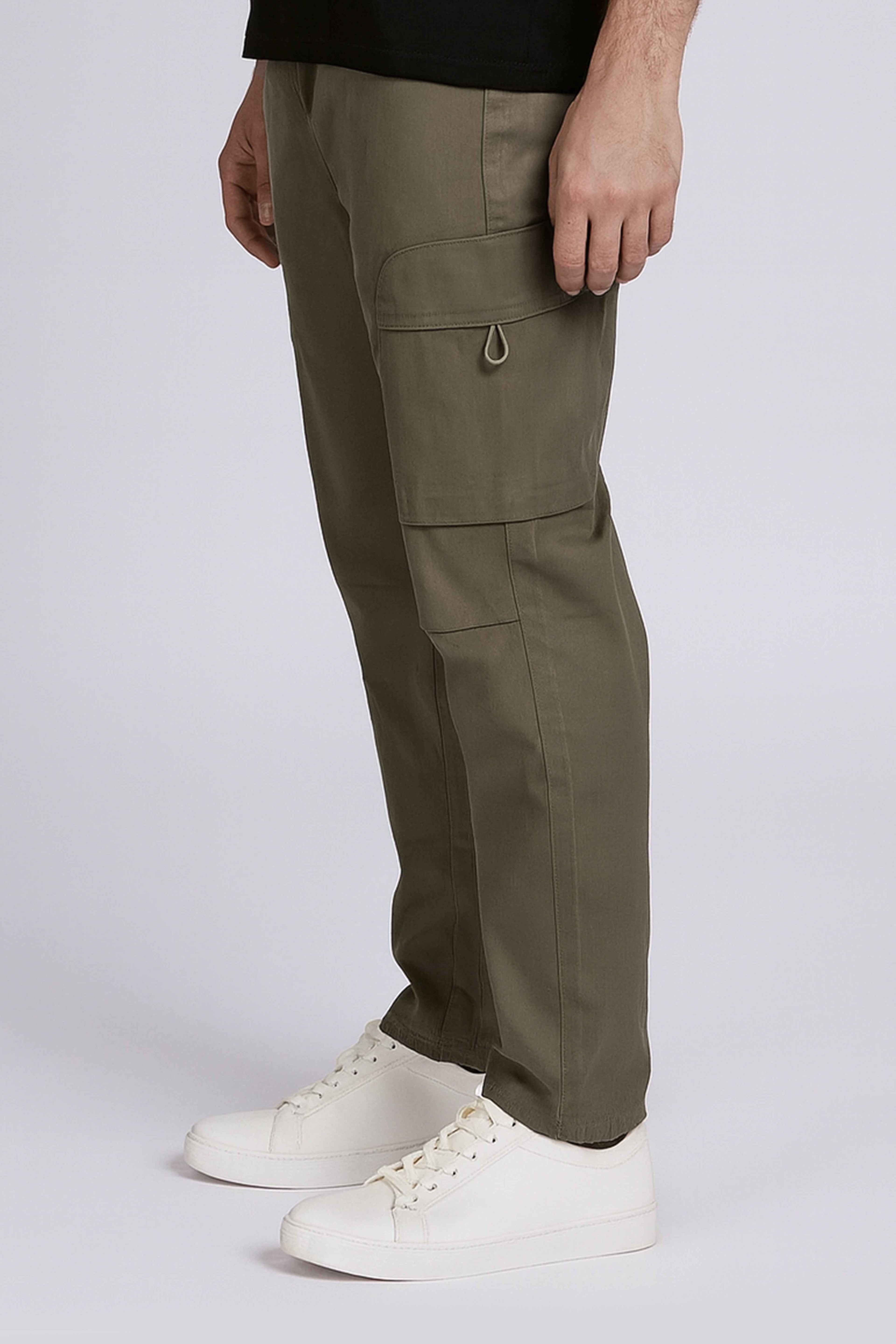 Olive Green Cargo Pants for Men