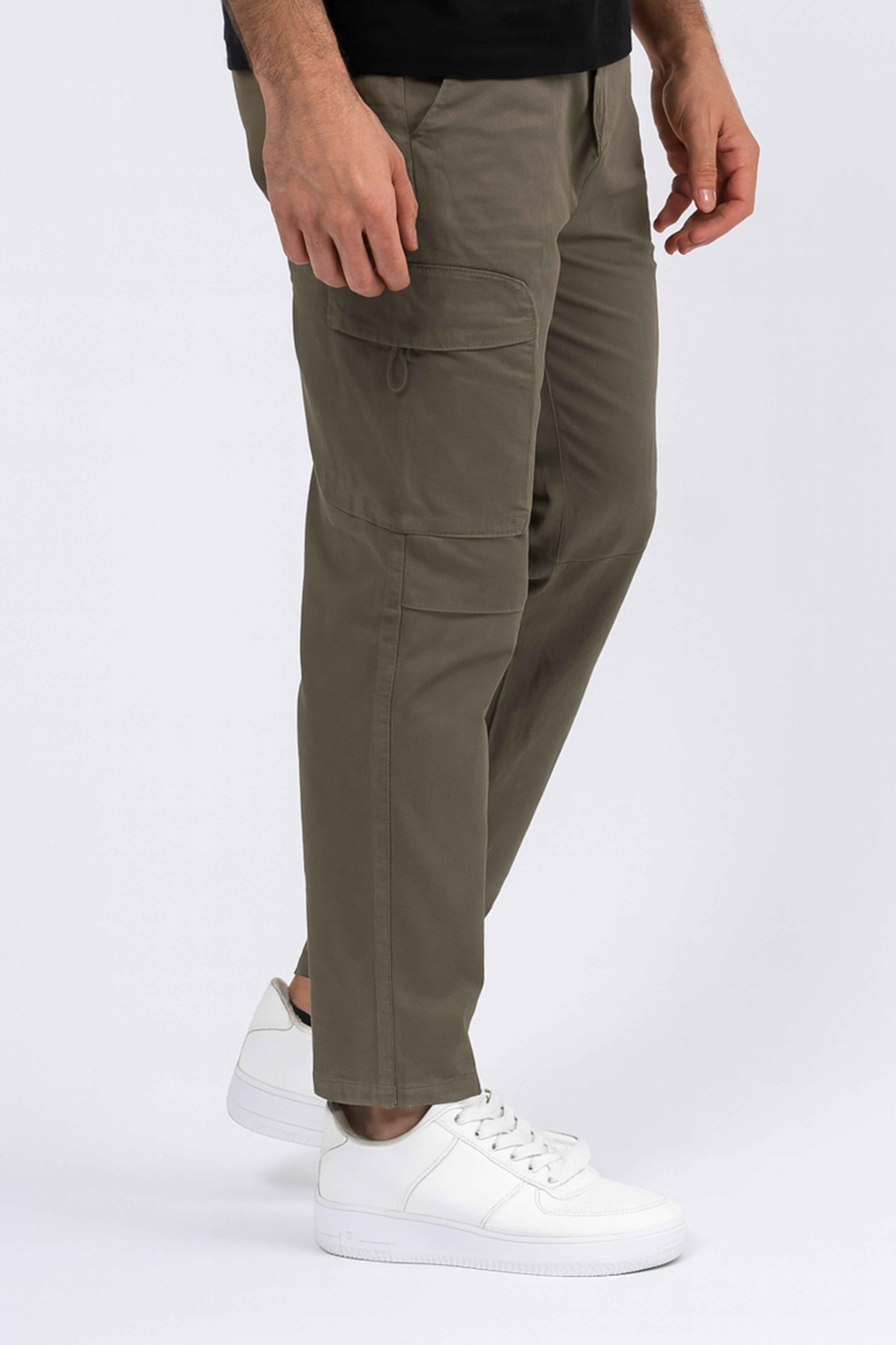 Olive Green Cargo Pants for Men