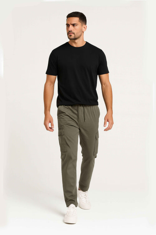 Olive Green Cargo Pants for Men