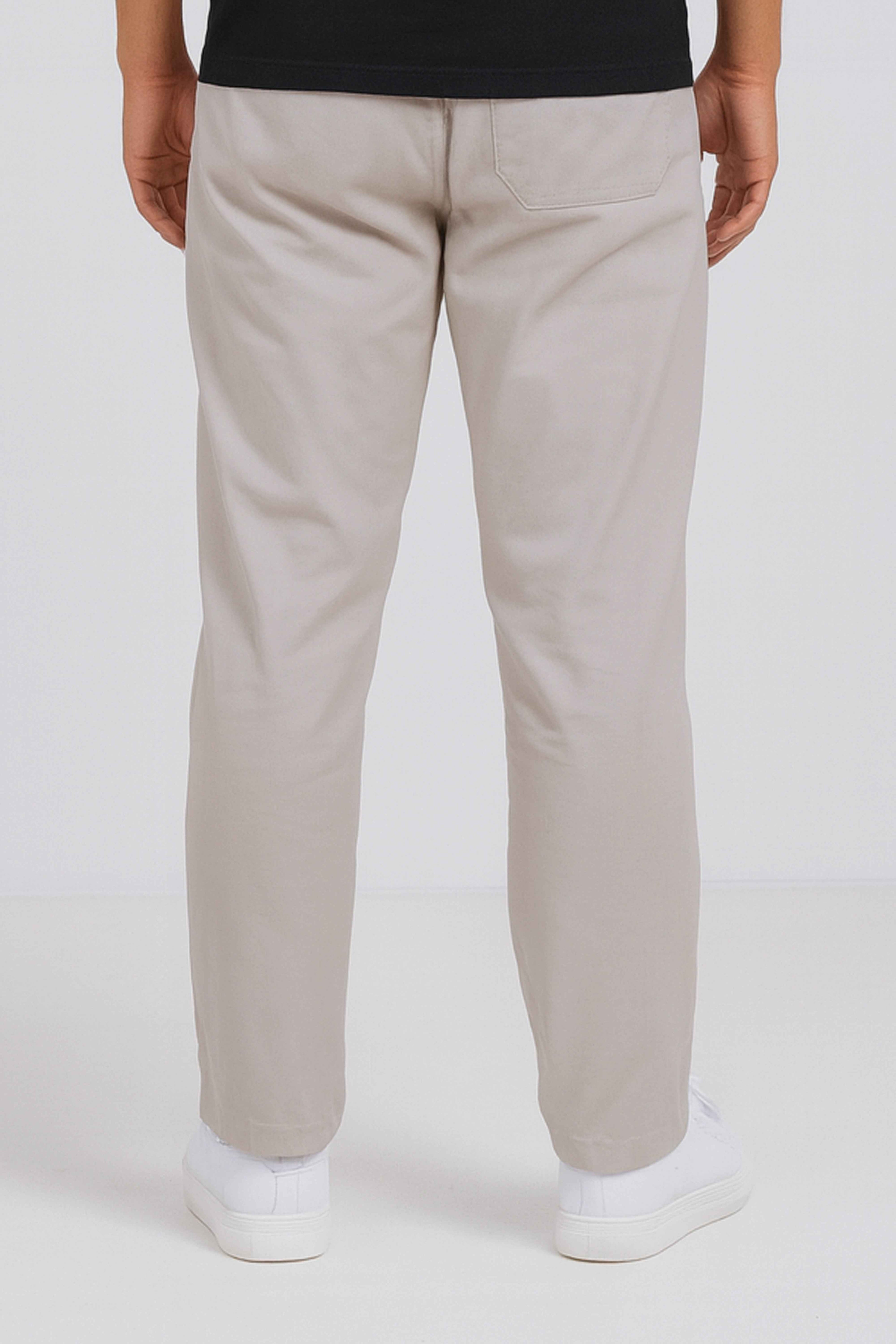 Stone Gray Cargo Pants for Men