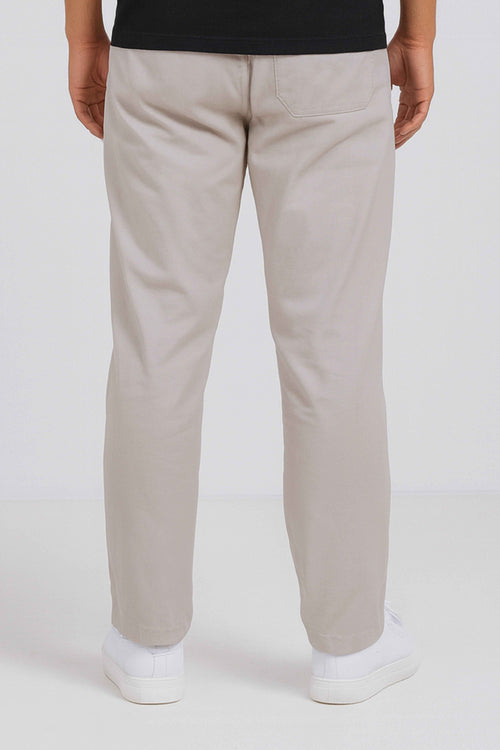 Stone Gray Cargo Pants for Men