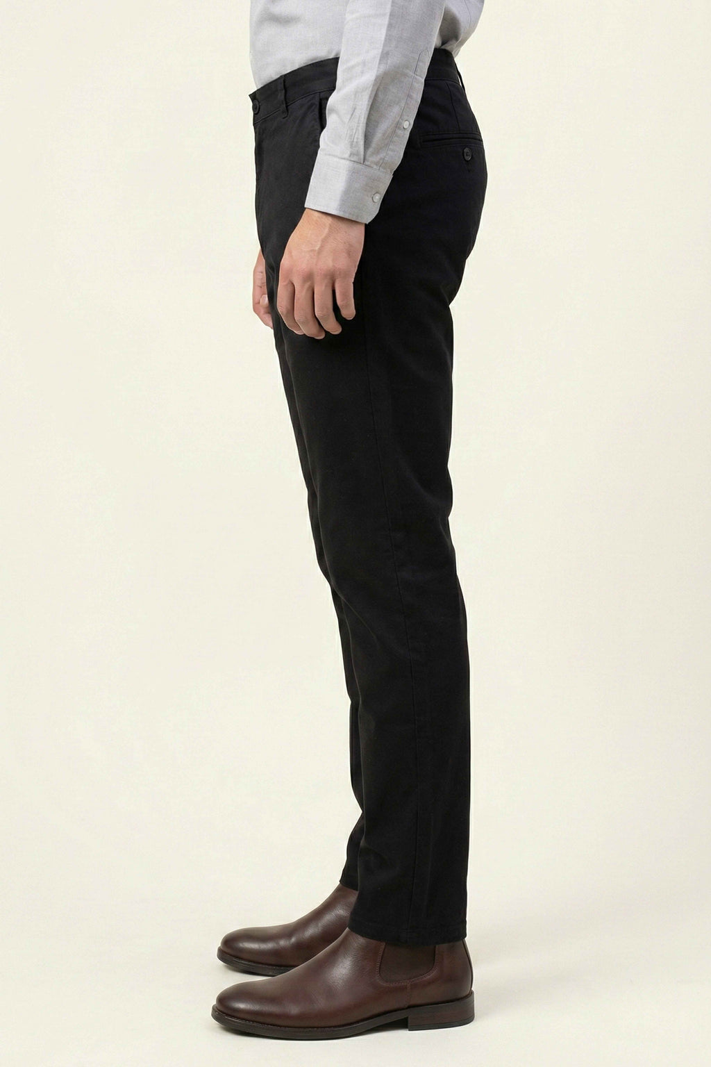 Classic Black Chino Pants for Men