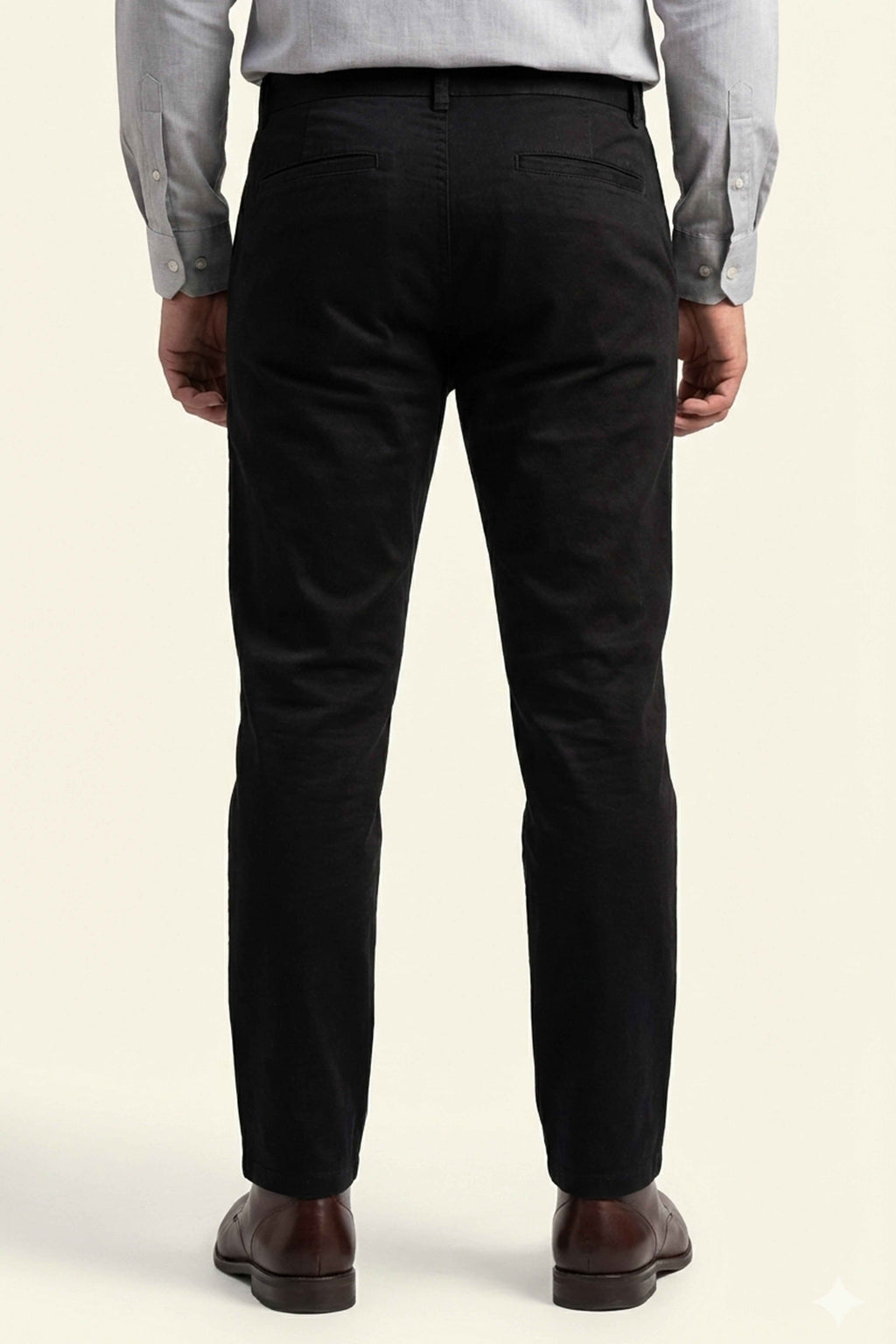 Classic Black Chino Pants for Men
