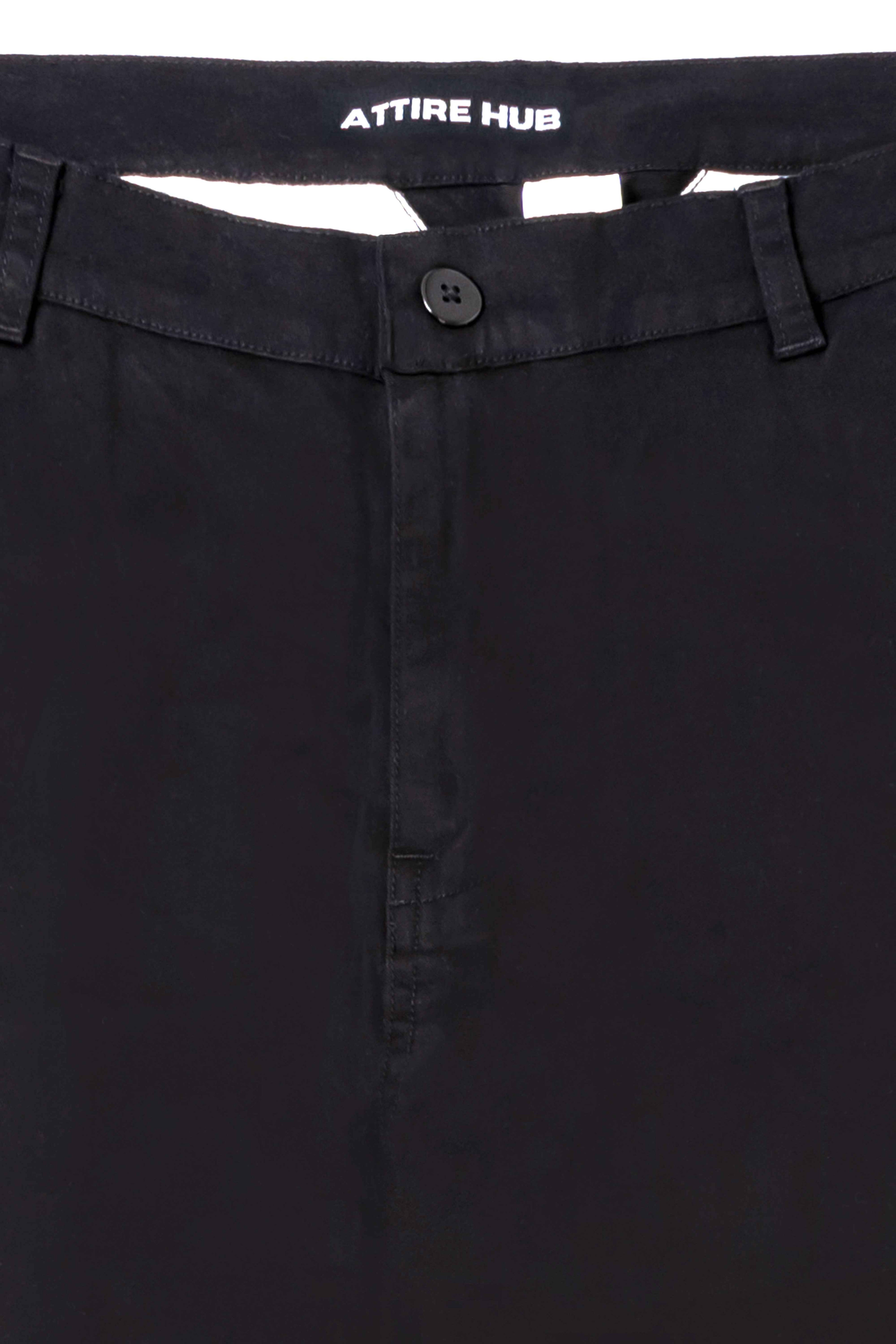 Classic Black Chino Pants for Men