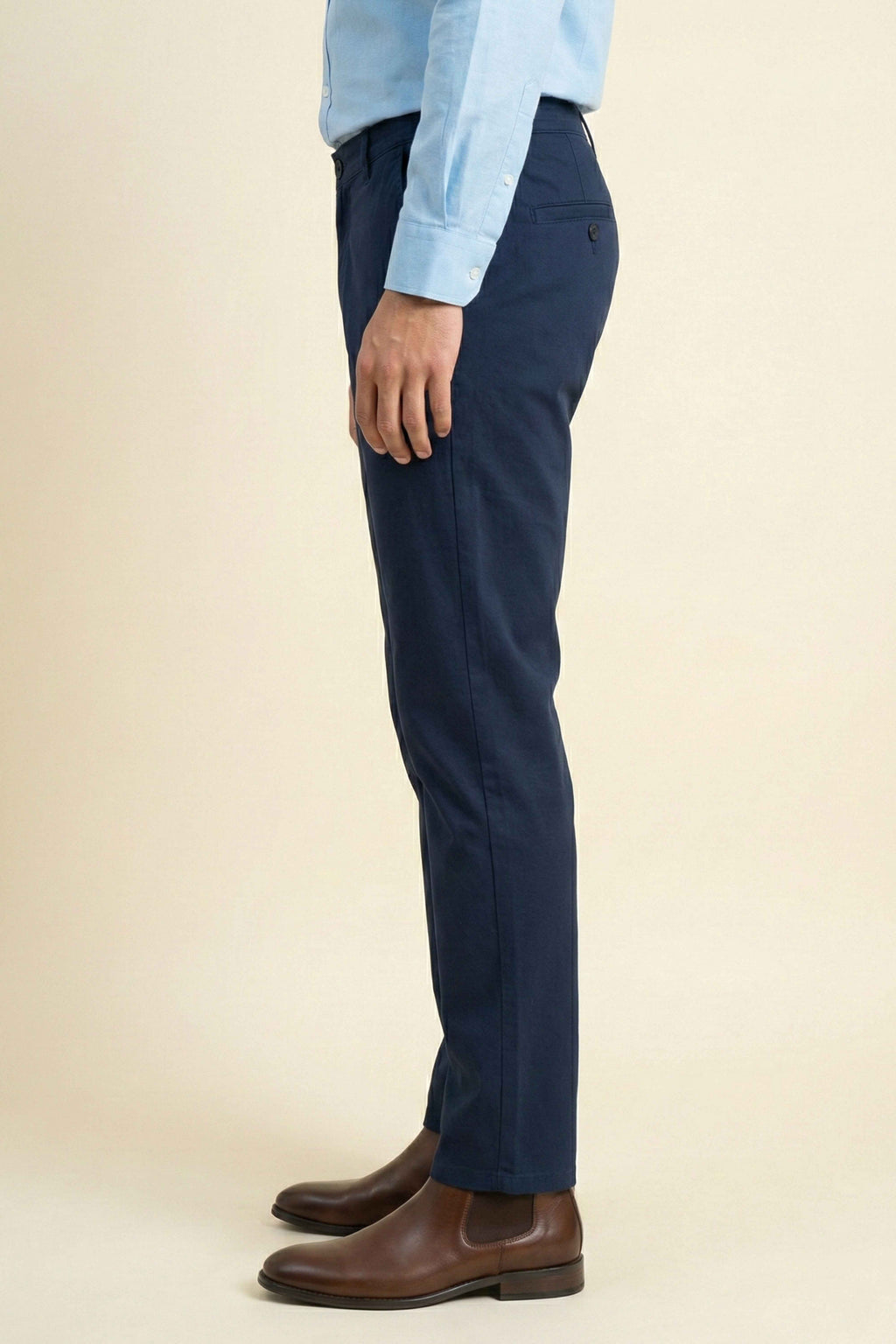 Classic Navy Chino Pants for Men