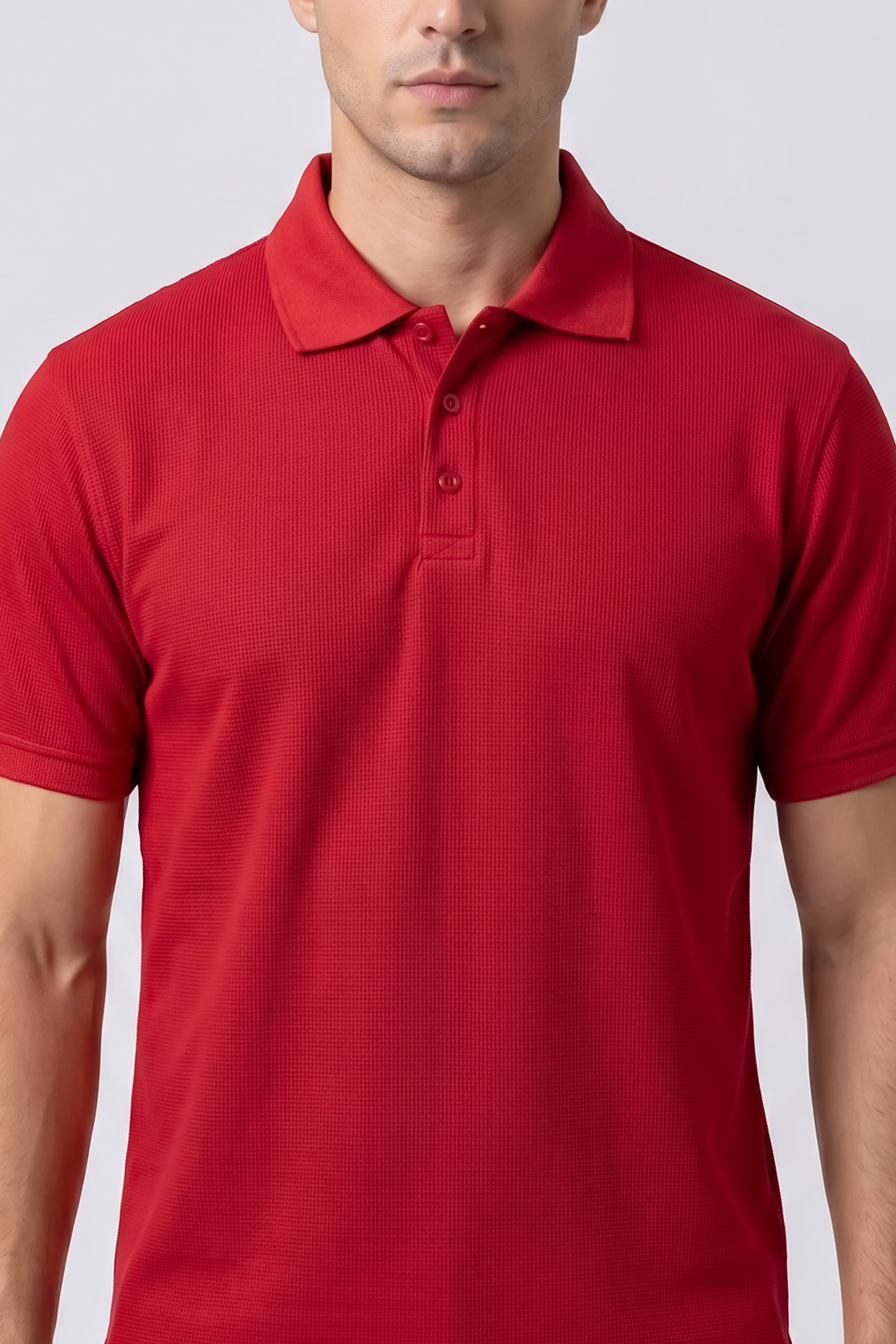 Classic Maroon Cotton Polo T-Shirt