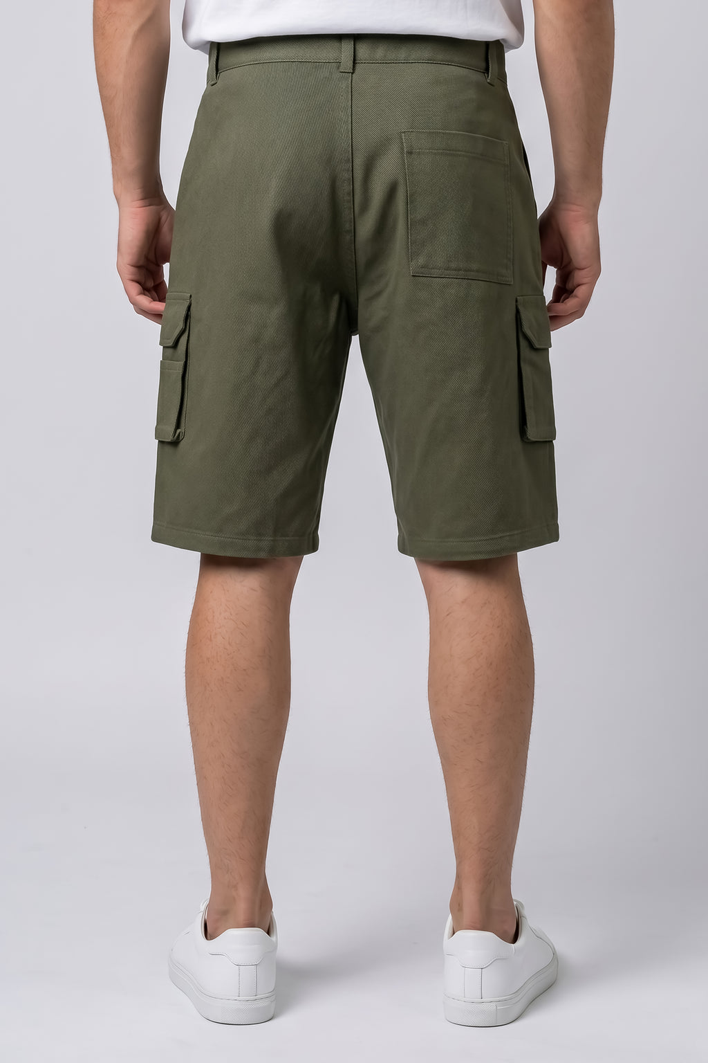 Olive Green Cargo Shorts
