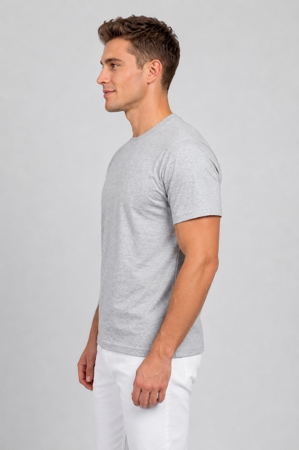 Attire Hub Mens Pure Cotton Multi Pack Solid Round T-Shirt (Pack of 3)