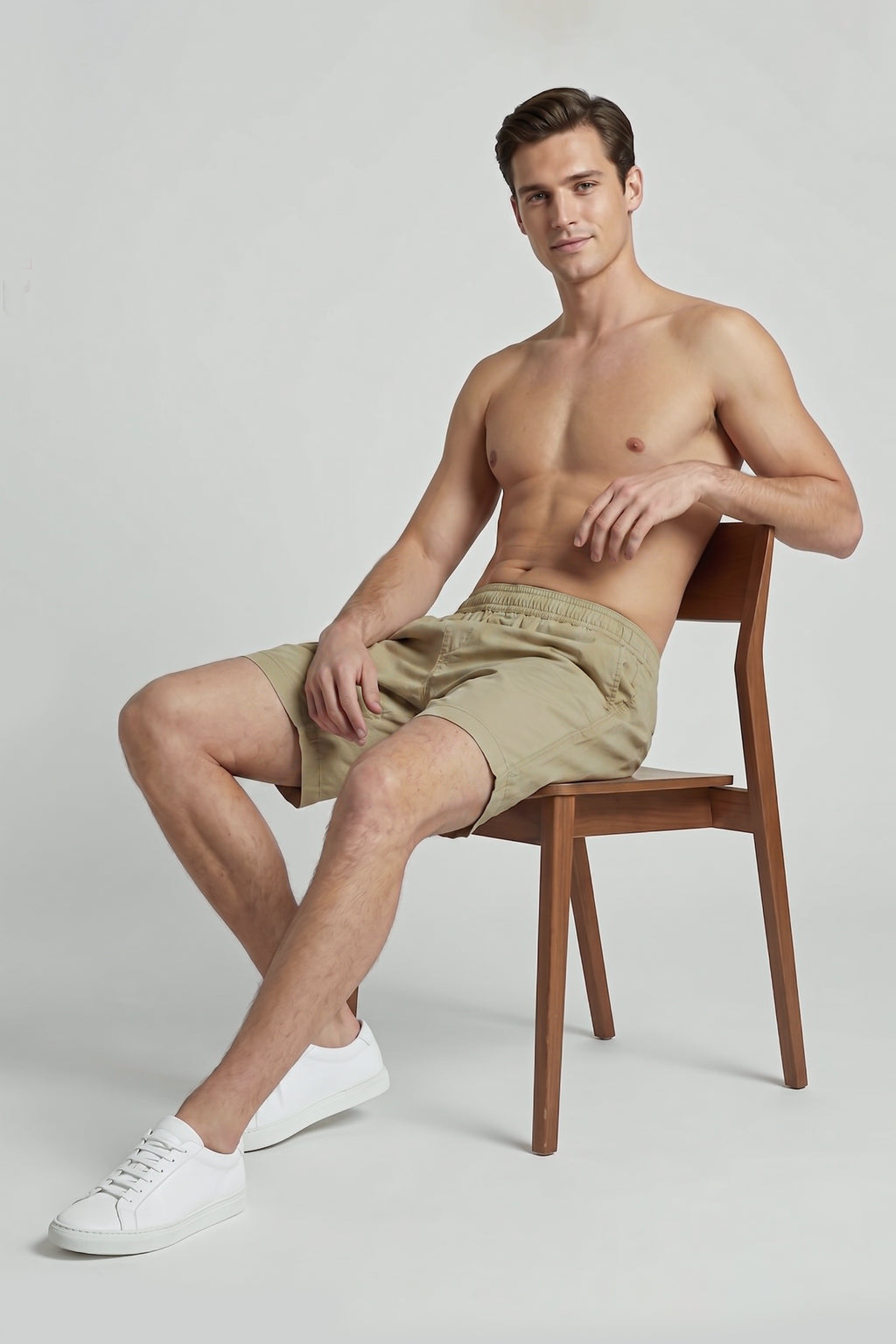 Attire Hub Mens Pure Cotton Sage Green Solid Boxer