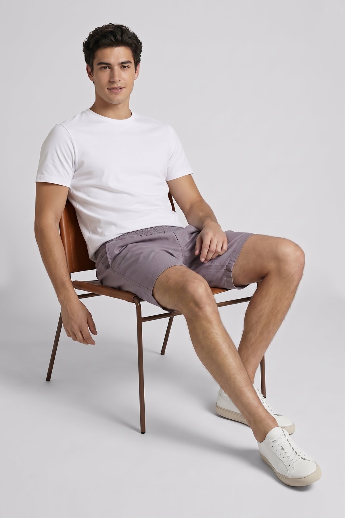 Attire Hub Mens Pure Cotton Grey Solid Boxer