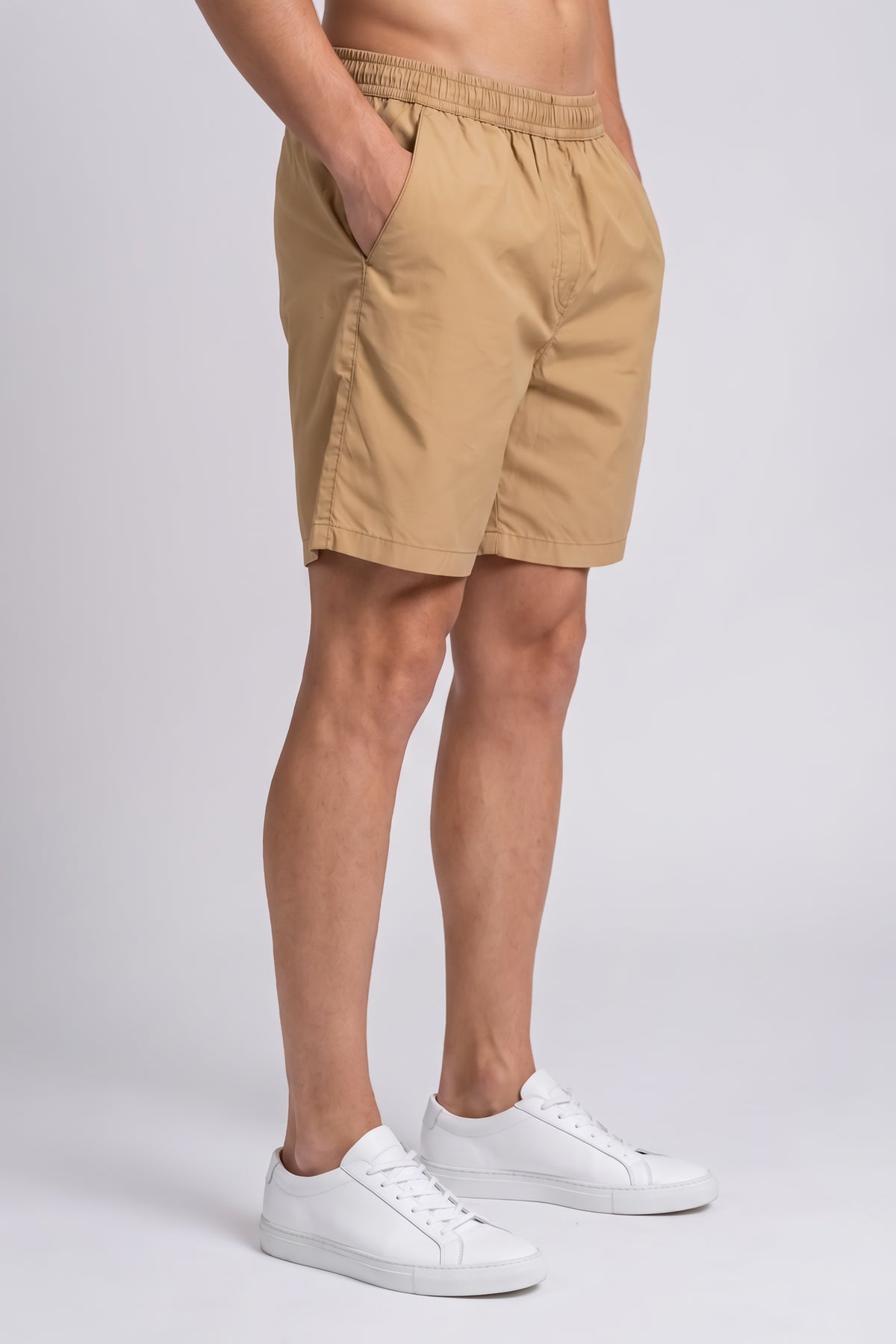 Attire Hub Mens Pure Cotton Khaki Solid Boxer
