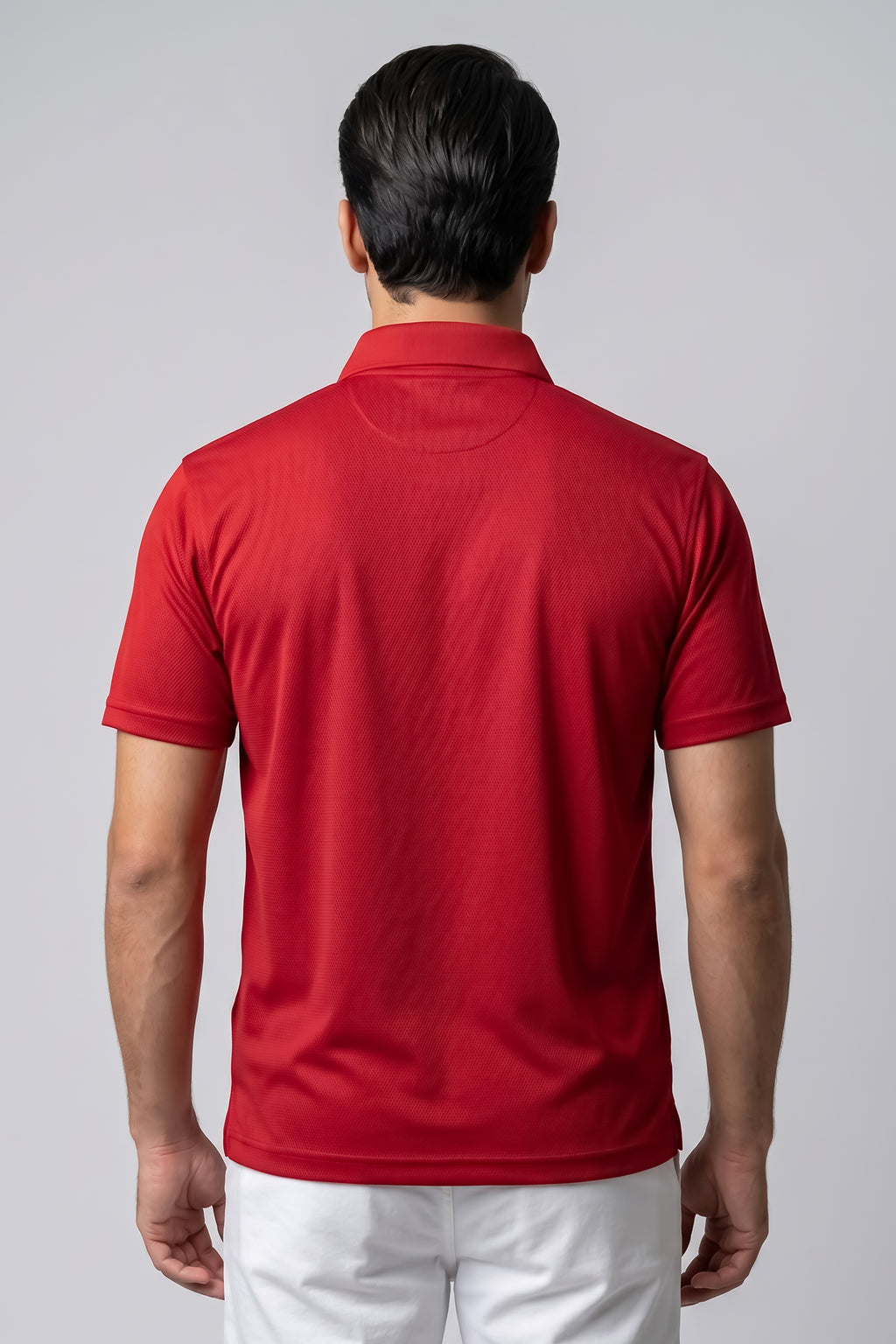 Attire Hub Mens Pure Cotton Maroon Solid Polo T-Shirt