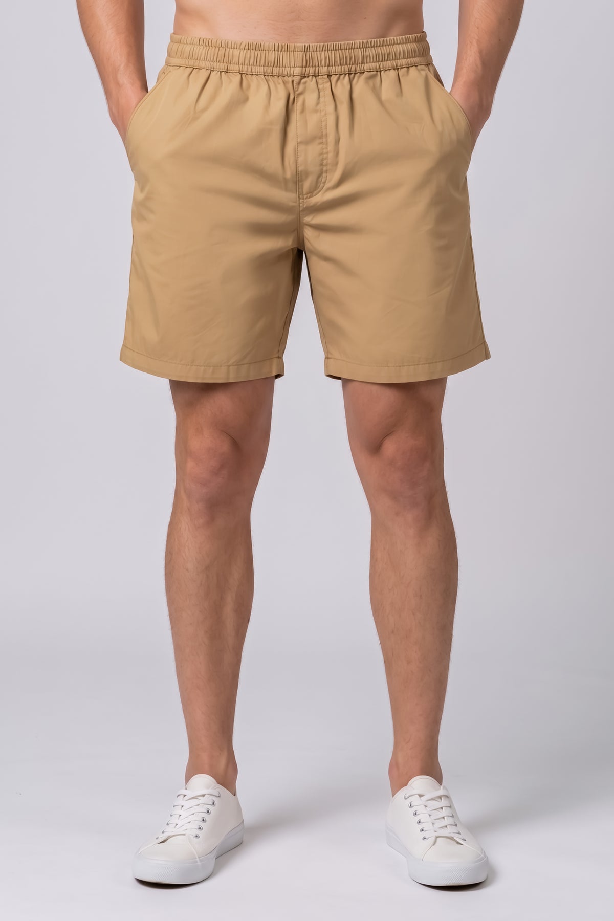 Attire Hub Mens Pure Cotton Khaki Solid Boxer