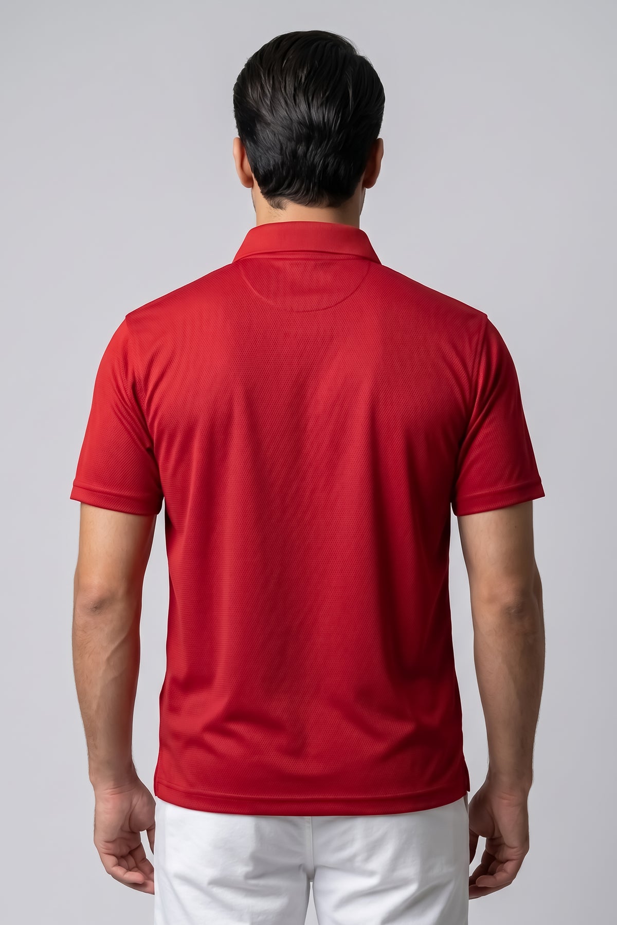 Attire Hub Mens Pure Cotton Maroon Solid Polo T-Shirt
